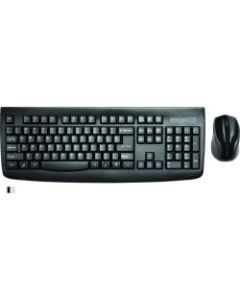 Kensington Pro Fit Wireless Keyboard & Mouse, Straight Full Size Keyboard, Black, Ambidextrous Laser Mouse, K72324US
