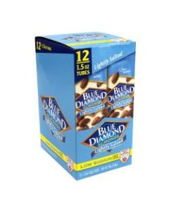 Blue Diamond Low-Sodium Lightly Salted Almonds, 1.5 Oz, Box Of 12 Packs