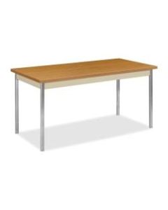 HON Utility Table, 60in x 30in x 29in, Harvest/Putty