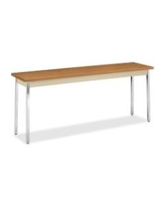 HON Utility Table, 72in x 36in x 29in, Harvest/Putty