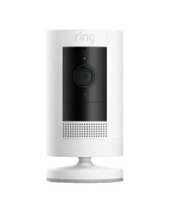 Ring Stick Up HD Battery-Powered Wireless Indoor/Outdoor Security Camera, White