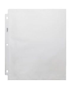 Business Source Top-Loading Sheet Protectors, 8-1/2in x 11in, 3.3-mil, Clear, Box of 100