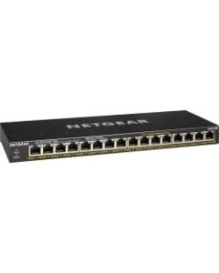 Netgear GS316P Ethernet Switch - 16 Ports - 2 Layer Supported - Twisted Pair - Desktop, Wall Mountable, Rack-mountable - 3 YearLifetime Limited Warranty