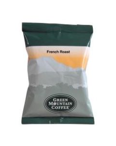 Green Mountain Coffee Ground Coffee, French Roast, 2.2 Oz Per Bag, Carton Of 50 Bags