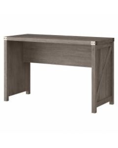 Kathy Ireland Home by Bush Furniture Cottage Grove 48inW Farmhouse Writing Desk, Restored Gray, Standard Delivery