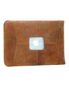 MacCase Premium Leather Sleeve - Notebook sleeve - 13in - vintage - for Apple MacBook (13.3 in); MacBook Air (13.3 in); MacBook Pro (13.3 in)