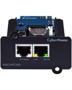 CyberPower UPS Systems RMCARD305TAA TAA Compliant UPS - SmartSlot - 2 x Network (RJ-45) Port(s)