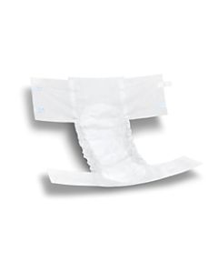 FitRight Basic Disposable Briefs, Medium, White, 25 Briefs Per Bag, Case Of 4 Bags