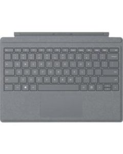 Microsoft Signature Type Cover Keyboard/Cover Case Tablet - Platinum - Stain Resistant, Damage Resistant - Alcantara - 0.2in Height x 11.6in Width x 8.5in Depth