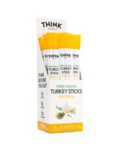 Think Jerky Free-Range Turkey Sticks, 1 Oz, Pack Of 20 Sticks