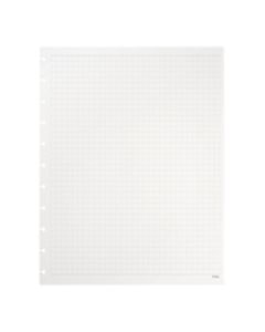TUL Discbound Notebook Refill Pages, Letter Size, Graph Ruled, 50 Sheets, White