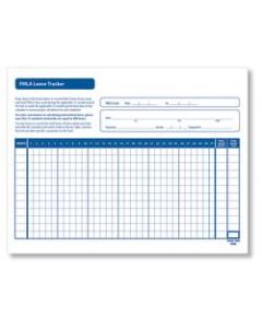 ComplyRight FMLA Leave Tracker Forms, 8 1/2in x 11in, White, Pack Of 50