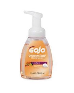 GOJO Premium Foam Antibacterial Hand Wash Soap, Fresh Fruit Scent, 7.5 Oz Pump Bottle