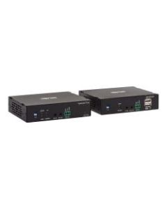 Tripp Lite HDMI over Fiber Extender Kit - 4K @ 60 Hz, HDR, RS-232, IR, USB, Duplex Multimode LC, 985 ft., TAA - Transmitter and receiver