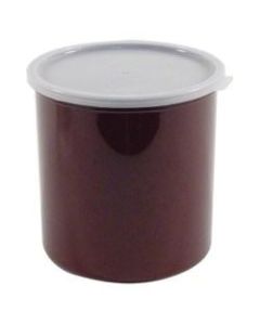 Cambro Crock With Lid, 2.7 Qt, Brown