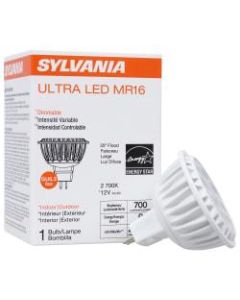 Sylvania LEDvance MR16 Dimmable 700 Lumens LED Light Bulbs, 9 Watt, 2700 Kelvin/Warm White, Case Of 6 Bulbs