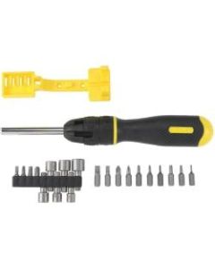 Stanley 62-574 20-Piece Multi-Bit Screwdriver Set - Alloy Steel - Ergonomic Handle, Slip Resistant, Corrosion Resistant