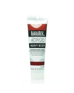 Liquitex Heavy Body Professional Artist Acrylic Colors, 2 Oz, Transparent Burnt Sienna, Pack Of 2