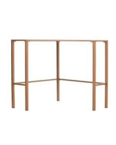 Southern Enterprises Keaton 42inW Corner Desk, Soft Gold