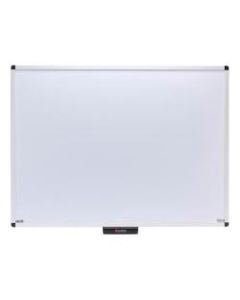 Smead Justick Dry-Erase Whiteboard, 48in x 36in, Aluminum Frame With Silver Finish