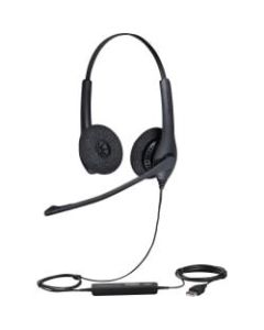 Jabra BIZ 1500 Headset - Stereo - USB - Wired - 32 Ohm - 20 Hz - 6.80 kHz - Over-the-head - Binaural - Supra-aural - 7.55 ft Cable - Noise Canceling