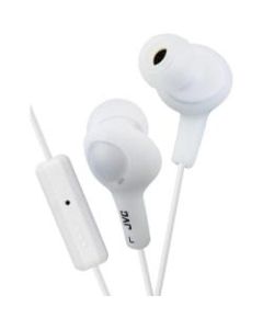JVC Gumy Plus Earset - Stereo - Mini-phone - Wired - 16 Ohm - 10 Hz - 20 kHz - Earbud - Binaural - In-ear - 3.28 ft Cable - White