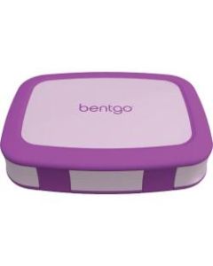 Bentgo Kids Lunch Box, 2inH x 6-1/2inW x 8-1/2inD, Purple