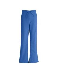 Medline ComfortEase Polyester/Cotton Modern Fit Ladies Tall Cargo Scrub Pants, 2X, Royal Blue