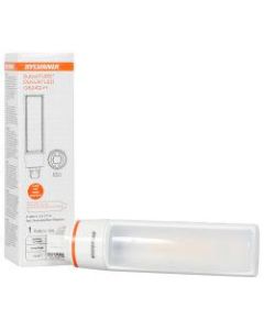 Sylvania SubstiTUBE DULUX GX24Q CFL LED Tubes, Ballast Compatible, 6.4inL, 4100 Kelvin/Cool White, 16 Watt, Case Of 32 Tubes