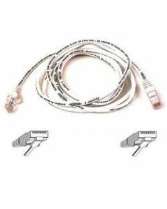 Belkin Cat5e Patch Cable - RJ-45 Male Network - RJ-45 Male Network - 15ft - White