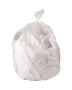 Genuine Joe Strong Economical Trash Bags - 33 gal - 33in Width x 40in Length x 0.63 mil (16 Micron) Thickness - Clear - Resin - 250/Carton - Waste Disposal
