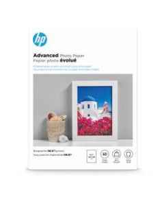 HP Advanced Photo Paper for Inkjet Printers, Glossy, 5in x 7in, 66 Lb., Pack Of 60 Sheets (Q8690A)