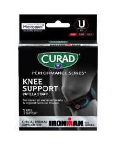 CURAD Performance Series Patella Strap Knee Support, Universal, Black