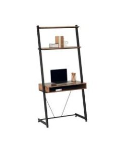 Realspace Belling 35inW Leaning Computer Desk, Modern Oak