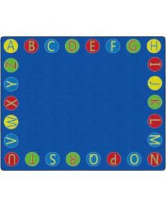 Flagship Carpets Alphabet Circles Rug, 10ft 9in x 13ft 2in, Multicolor