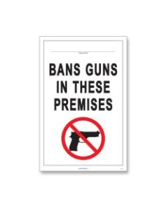 ComplyRight State Weapons Law 1-Year Poster Service, English, Minnesota, 11in x 17in
