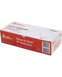 Monarch Marketing Secure-A-Tach Fasteners - 1000 Fastener(s) Polypropylene - 9in - 1000/Box - Clear