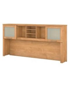 Bush Furniture Somerset Hutch for L Shaped Desk, 72inW, Maple Cross, Standard Delivery