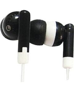 IQ Sound Digital Stereo Earphones - Stereo - Black - Mini-phone (3.5mm) - Wired - 20 Hz 20 kHz - Earbud - Binaural - In-ear - 3.50 ft Cable