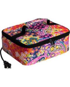 HOTLOGIC Portable Personal Mini Oven, Paisley