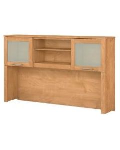 Bush Furniture Somerset Hutch for L Shaped Desk, 60inW, Maple Cross, Standard Delivery
