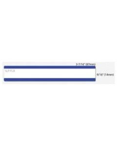 Seiko SmartLabel SLP-FLB File Folder Label - 0.56in Width x 3.43in Length - 130/Roll - 0.79in CoreRoll - Blue