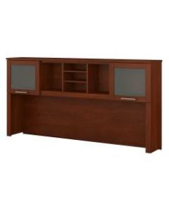 Bush Furniture Somerset Hutch for L Shaped Desk, 72inW, Hansen Cherry, Standard Delivery