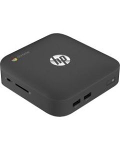 HP Chromebox Desktop Computer - Intel Core i7 i7-4600U Dual-core (2 Core) 2.10 GHz - 8 GB RAM DDR3L SDRAM - 16 GB Serial ATA/600 SSD - Mini PC - Black - Intel Chip - Chrome OS - Intel HD Graphics 4400 DDR3L SDRAM - IEEE 802.11b/g/n - 65 W