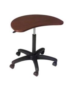 Balt Pop Laminate Laptop Station, 31 1/4inH x 25 3/4inW x 15 3/4inD, Mahogany