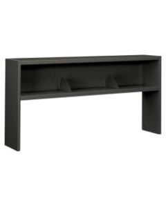 HON 38000 Series Stack-On Steel Hutch, 72inW, Charcoal