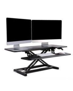 FlexiSpot AlcoveRiser Sit-To-Stand Desk Converter, 42inW, Black