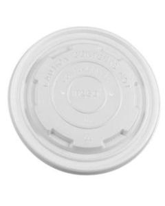 Karat Earth PLA Lids For 12-16 Oz Paper Food Containers, White, Case Of 500 Lids