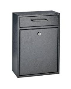 Mail Boss Locking Security Drop Box, 16 1/4inH x 11 1/4inW x 4 3/4inD, Galaxy