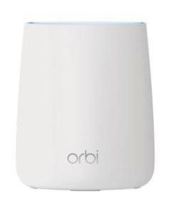 Netgear Orbi RBS20 IEEE 802.11ac 2.15 Gbit/s Wireless Range Extender - 2.40 GHz, 5 GHz - MIMO Technology - 2 x Network (RJ-45) - Desktop - 1 Pack